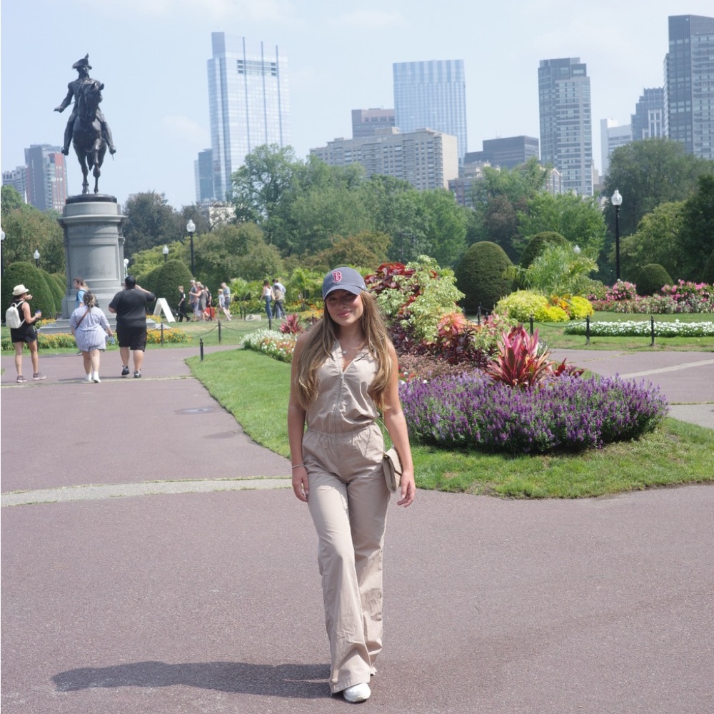 Women's Tan Jumpsuit